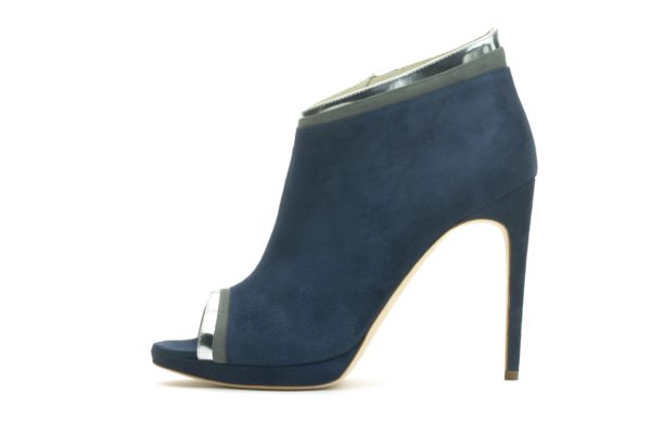 Amazon 10-114 navy suede-grey-silver