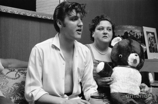 Elvis Presley mother1956