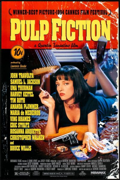 Custom Canvas Wall Decals Pulp Fiction Poster Pulp Fiction Wallpaper Uma Thurman Wall Stickers Mural Christmas