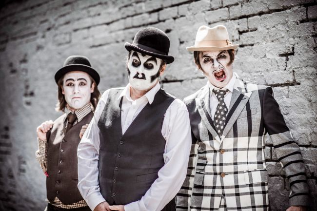 Οι Tiger Lillies με το χαρακτηριστικό βάψιμο τους, φωτογραφία: Daniela Matejschek