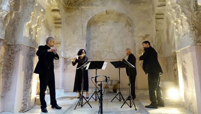 Η κρατική Ορχήστρα Θεσσαλονίκης στο Μπέη Χαμάμ, φωτογραφία: Σίσσυ Βασιλειάδου