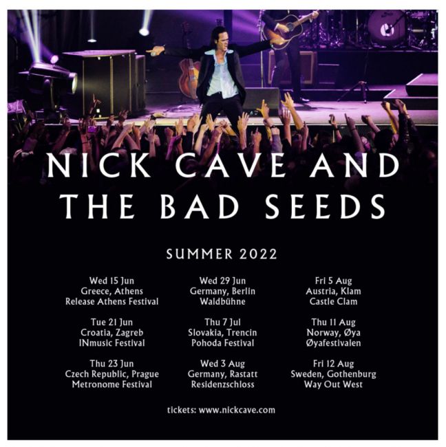 Οι Nick Cave & The Bad Seeds σε περιοδεία