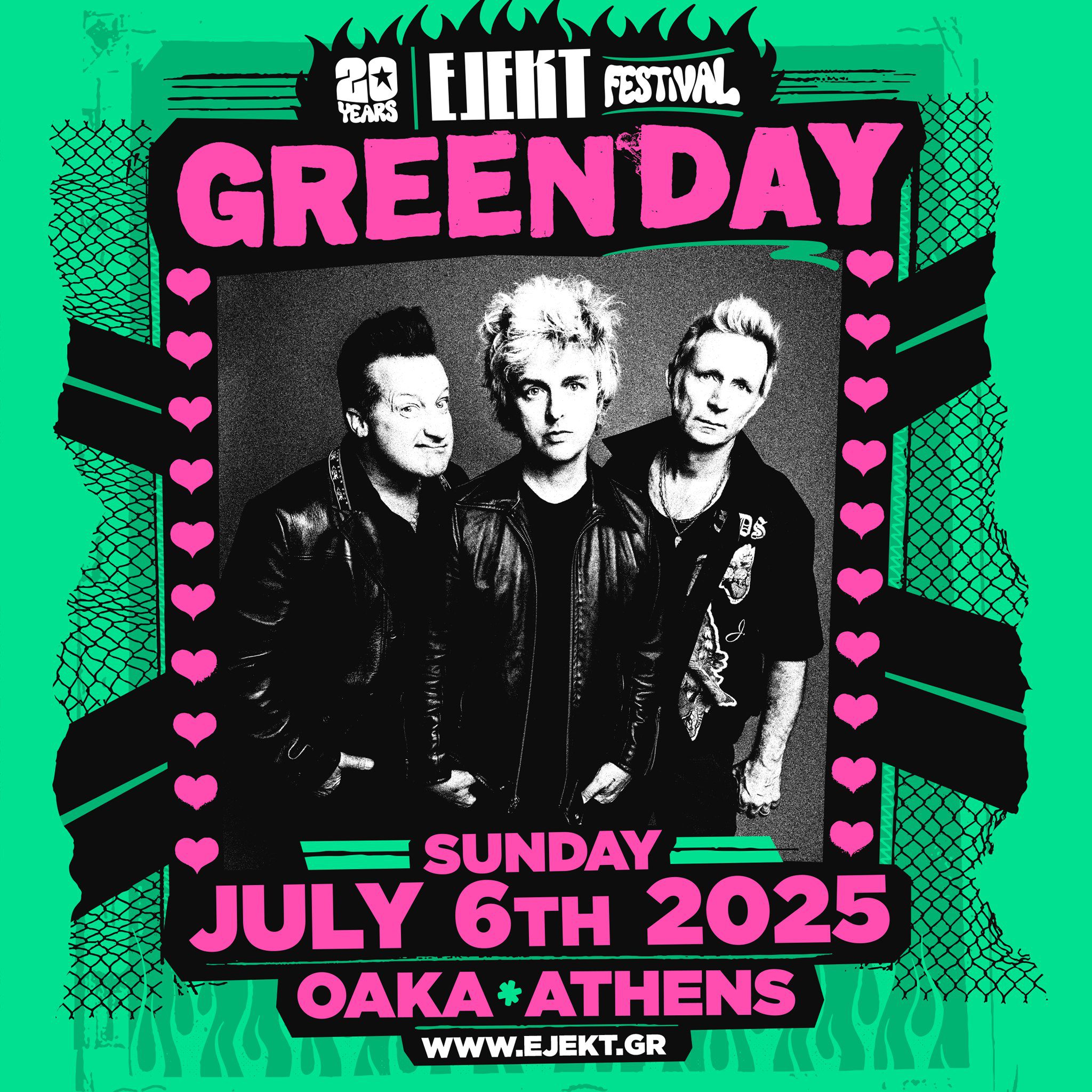 Οι Green Day στο Ejekt 2025