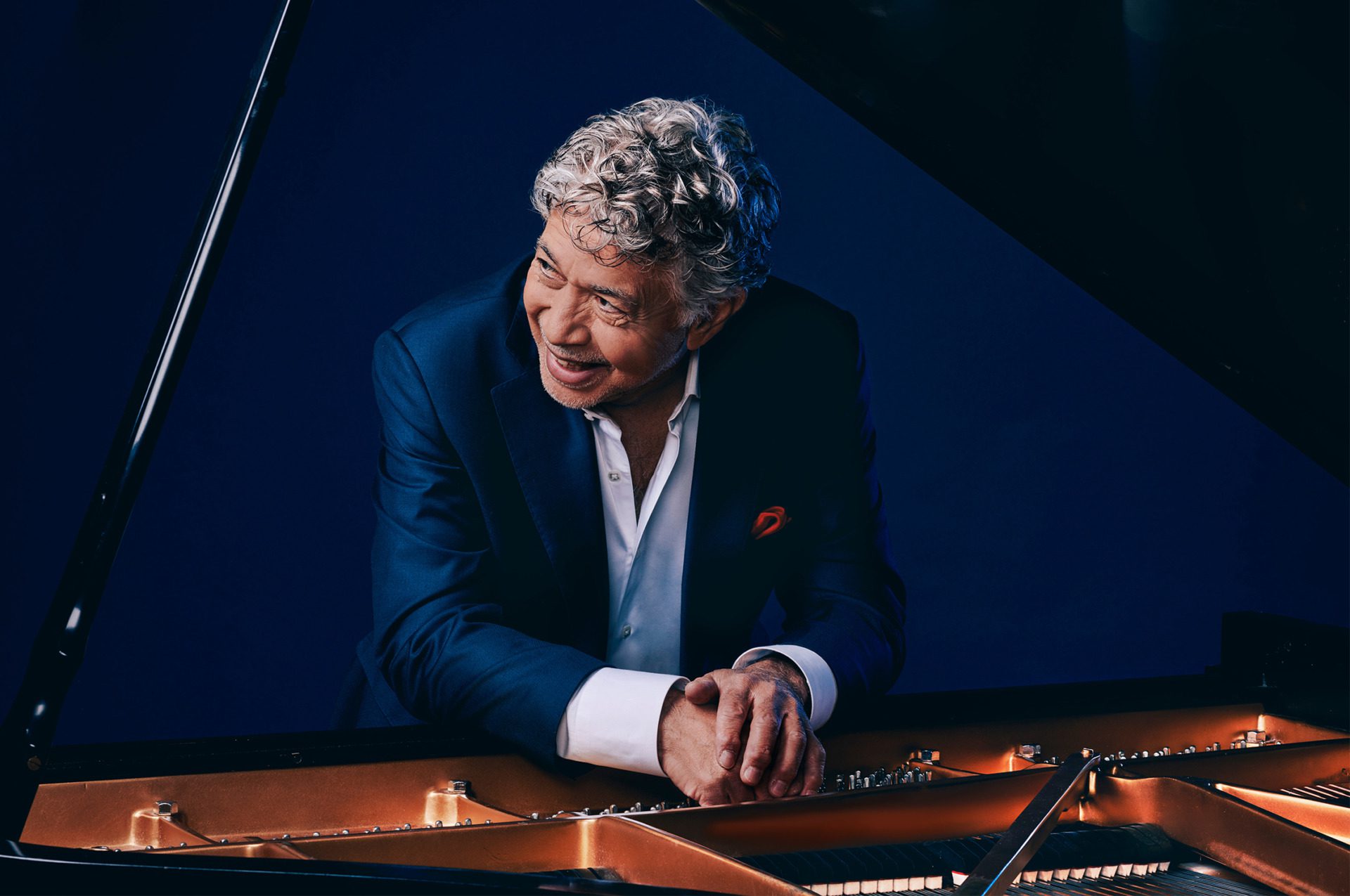 Monty Alexander Studio, photo by Joe Martinez